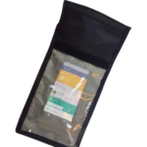 Anti-Scan Card Sleeve phone bag ok for 1-3 phones function of Anti-tracking Anti-spying jammer bag NFC RFID Anti-Scan Card bag