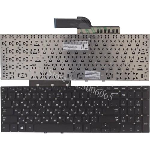 Russian Keyboard for Samsung NP550P5C 550P5C-S01 550P5C-S02 550P5C-T01 NP355E5X 355E5X 355V5X NP355V5X E5C V5C Black RU