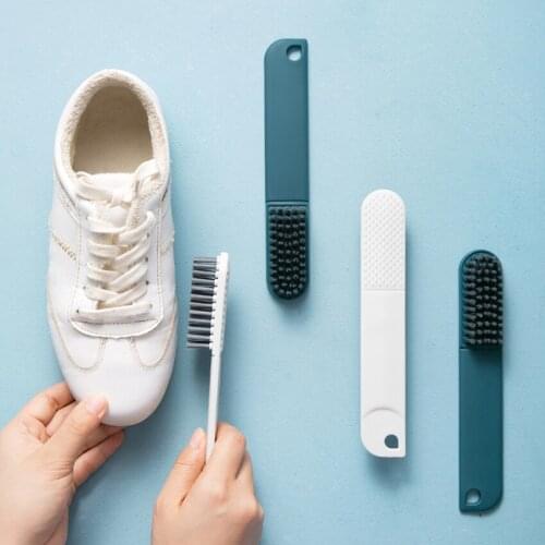 Soft Bristles Scrubbing Brush Long Handle Shoes Cleaning Brush Household Portable Scrub Brush for Clothes Shoes Sneaker