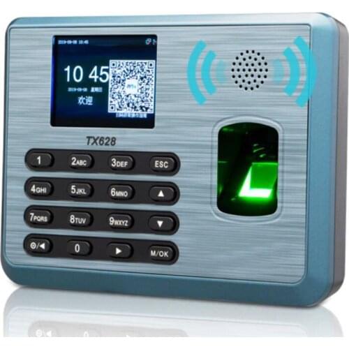 Fingerprint Attendance System TCP/IP USB Password Office Time Clock Employee Recorder Device Biometric Time Attendance