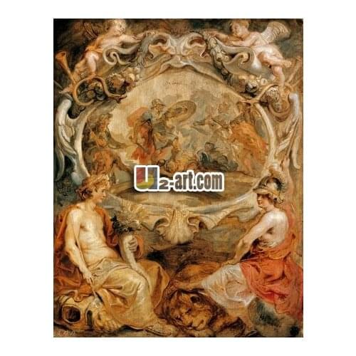 Holiday supplies art gift Canvas prints oil painting fine Decorative crafts , Reproduct classical art of Rubens Figure-228