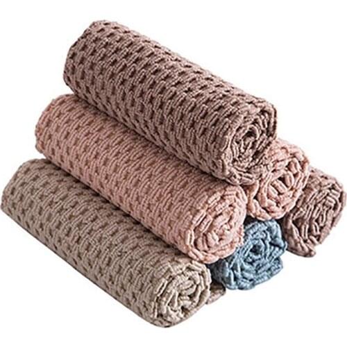 Kitchen Wiping Rags Efficient Super Absorbent Microfiber Cleaning Cloth Home Washing Dish Kitchen Cleaning Towel