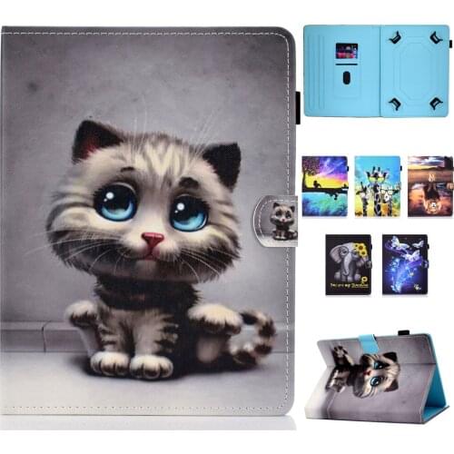 PU Leather Universal Case for Kobo Glo HD Touch EReader / Aura Edition 2 / Clara HD N249 6" Ebook Print Cover Cute Tablet Bag