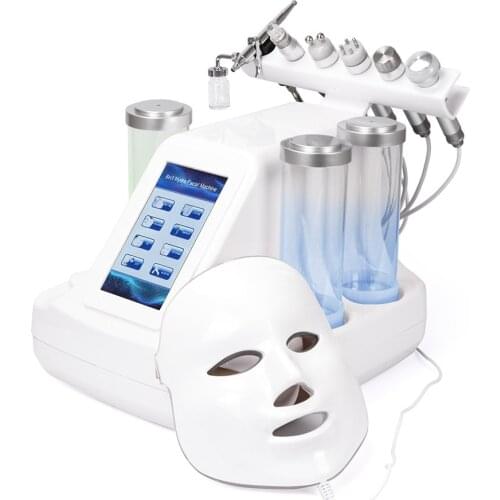 Factory Price for 6 in 1 Small Bubble Skin Care Device 7 in 1 Ultrasonic RF Hydra Deep Facial Pore Clean Facial Massage Machine