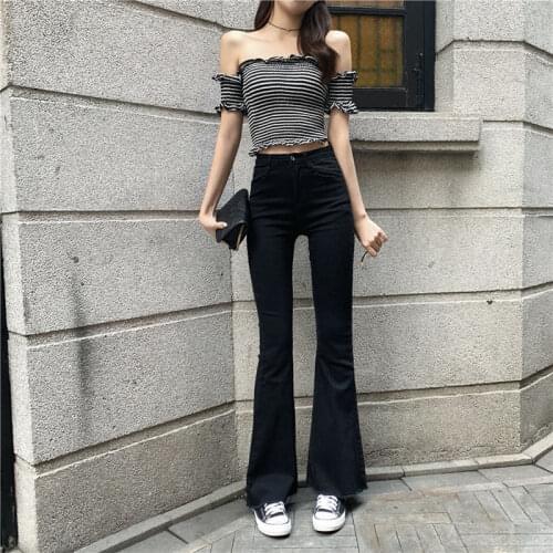 Woman Jeans Pants Pants Jeans for Women 2021 SpringSummer High Waist Casual Trousers Pantalones Vaqueros Mujer