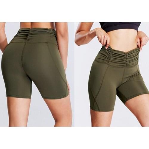 Women Fitness High Waist Tight Leggings Shorts Summer Female Trousers Quick Dry Running Tights Sports Yoga Pants
