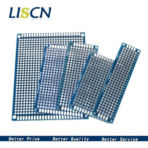 1pcs Double-Sided Protoboard Breadboard Universal Board 2*8cm 3*7cm 4*6cm 5*7cm 7*9cm 2.54mm