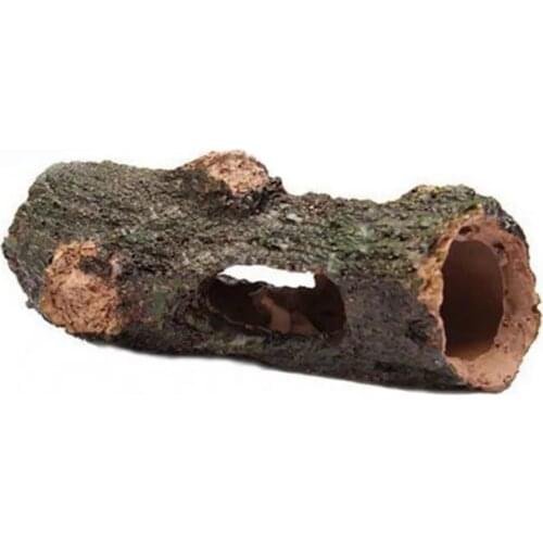 1Pcs Resin Aquarium Ornament Hollow Trunk Fish Tank Tree Log Mountain View Aquarium Rockery Hide Cave Wood Landscape Tank Decor