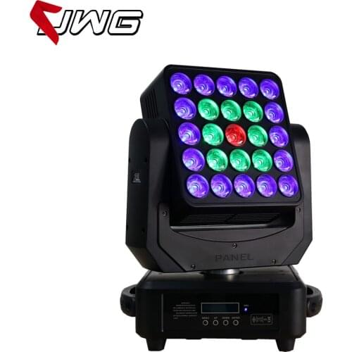 2pcs/flycase Led Matrix Moving Head Stage Light 25pcs 15W RGBW 4in1 Blinder LED Beam Lighting