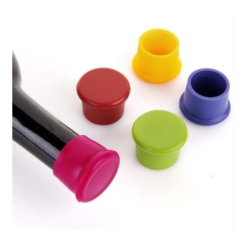 2000pcs/lot party silicone wine stoppers Leak free wine bottle sealers for red wine and beer bottle cap DHL Fedex Free shipping