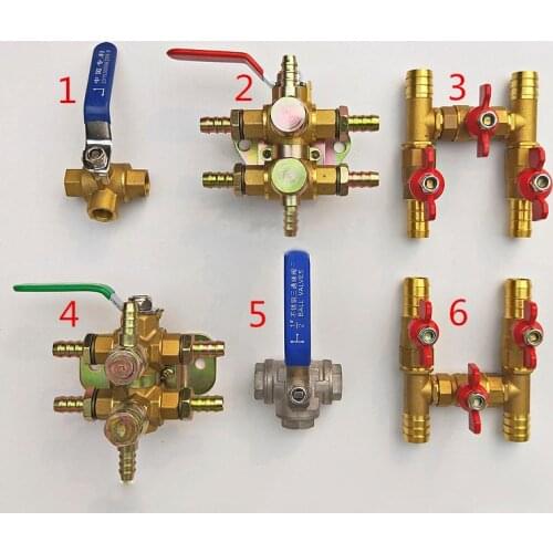 3 way fuel valve For fuel tank heating 3 way fuel selector valve 6-port ball valve For fuel tank heating