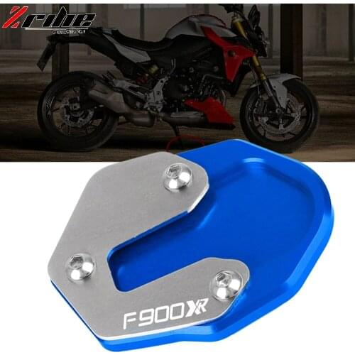 Motorcycle Accessories Kickstand Foot Side Stand Extension Enlarger Pad Support Frame Plate For BMW F900XR F900R 2019 2020 2021