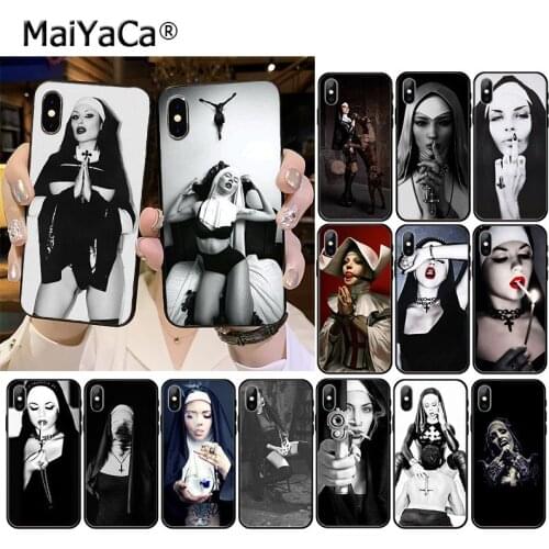 Sister nun Phone Accessories Case for iPhone 11 Pro XS MAX XS XR 8 7 6 Plus 5 5S SE12 mini 12PRO Max