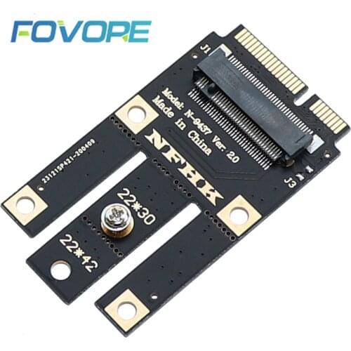 For Wifi Bluetooth Wireless Card A+E Key A Key M.2 NGFF Wireless Module To MINI PCIE Adapter
