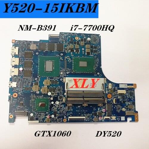 For lenovo Y520-15IKBM laptop motherboard DY520 Nm-B391 I7-7700HQ GTX1060TI 100% test work