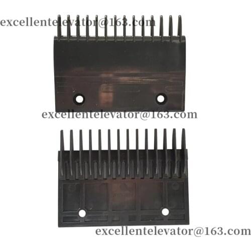 YS013B578 HS013B578 Escalator Comb Use for Mitsubishi L126mm W90mm Hole Space 80mm 14T 1 Pack=10 Pieces