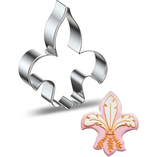 A Iris Cookie Cutter Stainless Steel Biscuit Knife Baking Fruit Kitchen Mold Embossing Printing