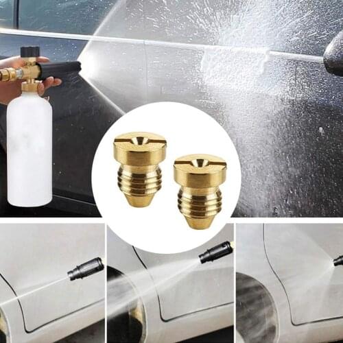 4 Pcs Foam Cannon Orifice Nozzle Tips, High Replacement Thread Nozzle for Snow Foam Lance, 1.1 mm & 1.0 mm