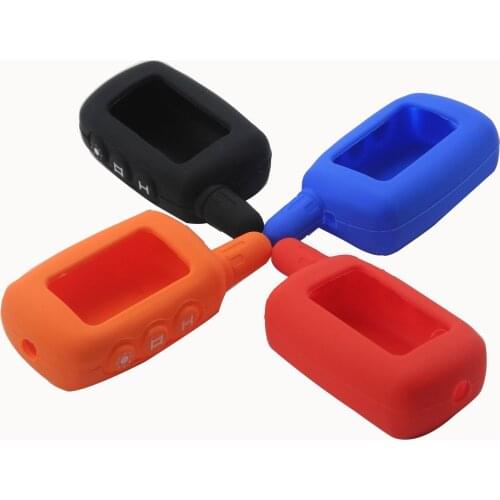 Kutery 3 Buttons Silicone Remote Key Case Remote For Starline A6 A9 A8 LCD 2-Way Alarm Controller Keychain Cover