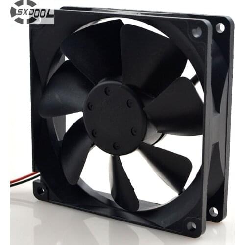 SXDOOL 92mm fan FD249225HB 90*90*25mm 2pin DC 24V 0.16A axial cooling fan