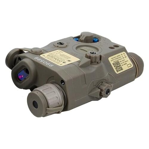 TMC-LA5CRI-DE New Laser Battery Box Red Light Can Be Adjusted for CR123A Sand Color