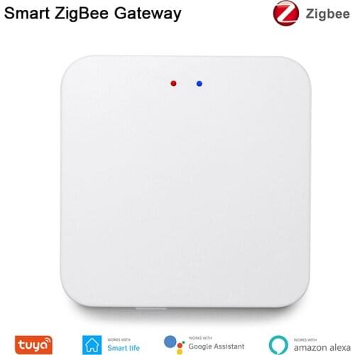Tuya Zigbee Smart Gateway Hub Home Bridge Smart Life APP Smart Home Control Works with Alexa Google Home Assistant