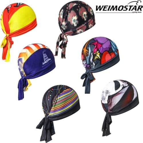 2021 Weimostar Cycling Headwear Mens MTB Bicycle Quick Dry Headscarf Mountain Bike Bicycle Racing Sport Headband Biking Hat CD-3