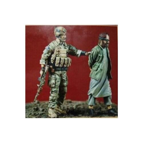 1/35 scale modern US Special Forces and prisoners Resin Model Kit figure Free Shipping