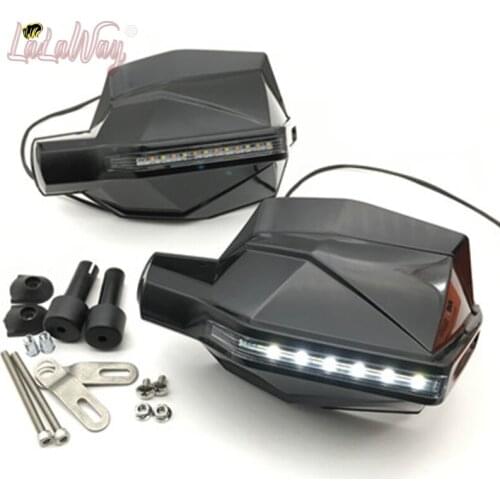 1Pair Universal Motorcycle Handguard Hand Guards Wind Cold Protector Windshield Deflectors， Keenso 7/8" Handlebar Handguard Hand