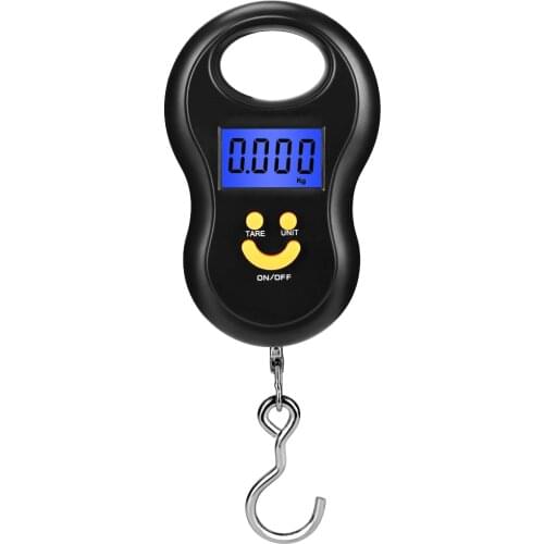 1PC Digital Scale 40kg 10g Portable Electronic Scales Hanging Digital Scale Fishing Hook Pocket Weighing Balance with LED Light