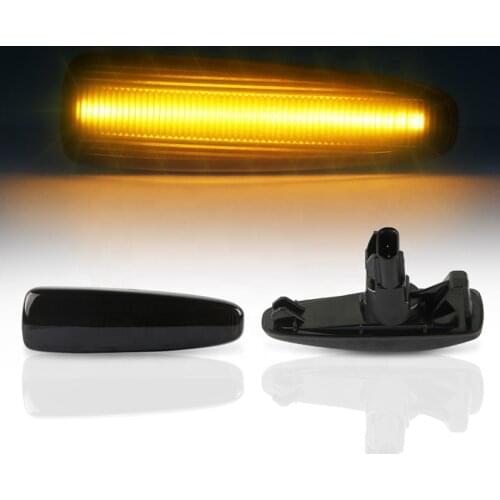 2pcs Led Dynamic Side Marker Turn Signal Repeater Light For Mitsubishi Lancer Sportack Outlander Pajero Montero Pajero ASX