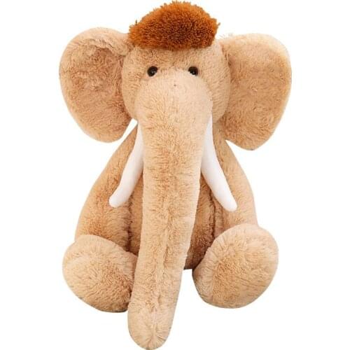 70cm 0.45kg Simulation Mammut Elephant Doll Plush Toy Crane Machines Doll to Comfort Children to Sleep