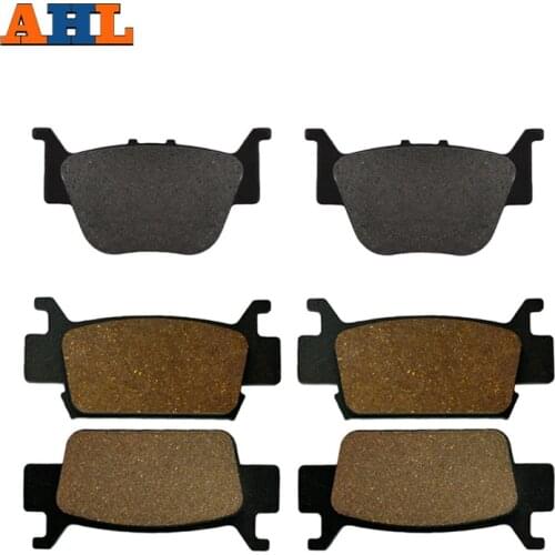 AHL 3 Pairs Motorcycle Front & Rear Brake Pads For HONDA TRX 680 Fourtrax Rincon & Gpscape 2006 2007 2008 2009 2010
