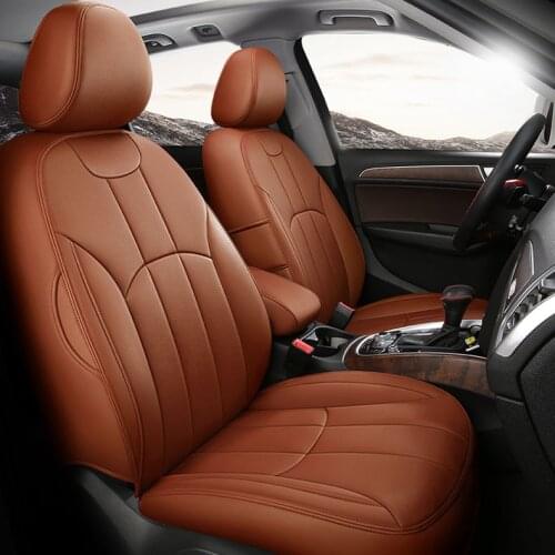 Custom cowhide car seat cover for Toyota crown C-HR YARIS L LEVIN IZOA FS REIZ VIOS VESO Lincoln MKC MKX MKZ MKT car accessories