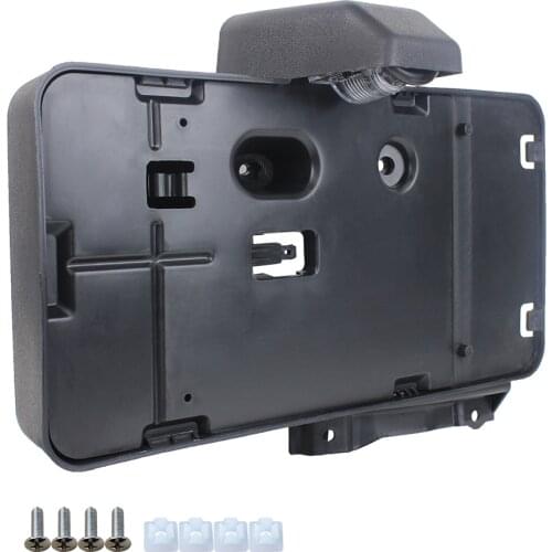 Black Plastic License Plate Frames Brackets Black Plastic License Plate for Jeep Wrangler JK 2007-2017