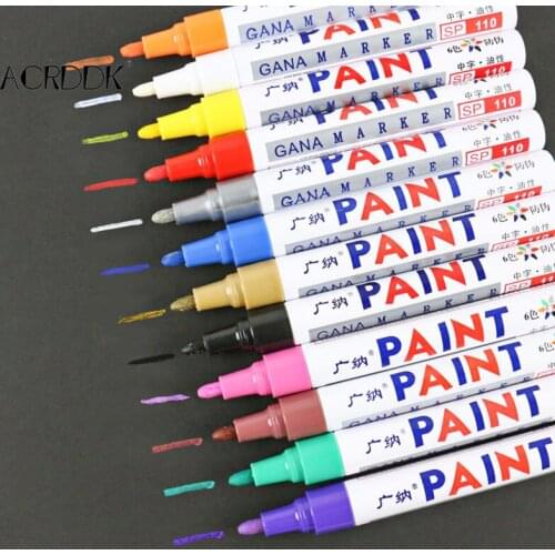 Colorful Paint Marker 1Pc Water-based Paint Pen Soft Tip Brush Marker Pen for Writing Drawing FC