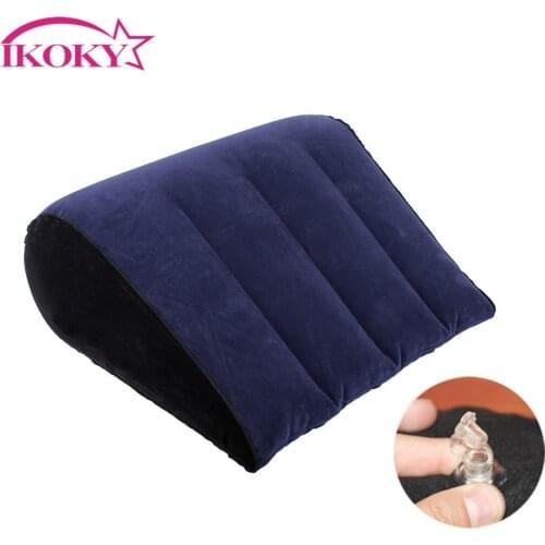 IKOKY Sex Furniture Pillow Sex Toys for Couples Erotic Products Adult Game Inflatable Magic Wedge Pillow Triangle Cushion