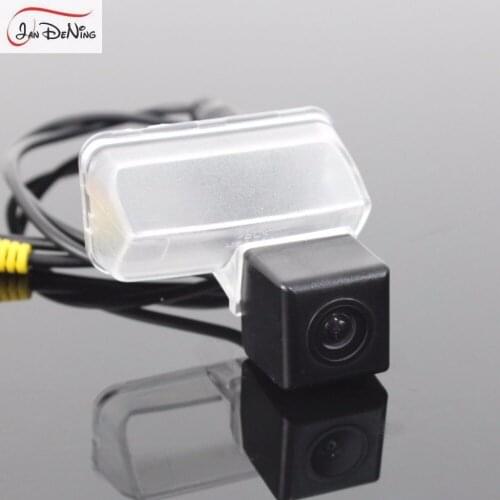 JanDeNing HD CCD Car Rear View Parking/Backup Reverse Camera/Waterproof License Plate Light OEM For Toyota Corolla 2014-2015