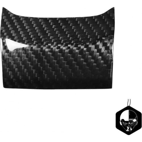 Gear Knob Panel Cover Mirror Polish Smooth Carbon Fiber Gearshift Frame Low Sticker for Honda Civic 10th Gen 2016-2020