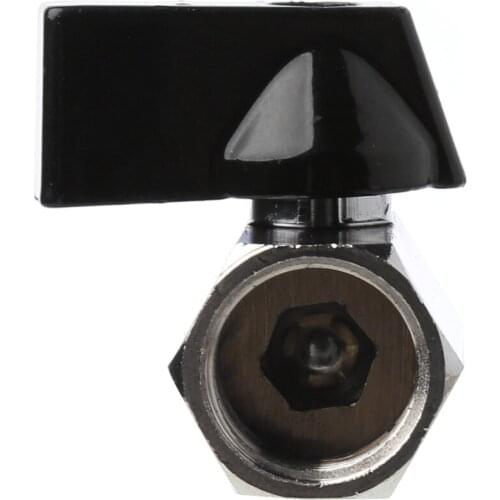 Brass Mini Ball Valve 3/8" BSP Male to Female Thread Air Compressor Hose Ball Valve