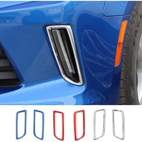 MOPAI ABS Car Interior Front Daytime Running Light Decoration Cover Sticker for Chevrolet Camaro 2017 Up Car Accessories Styling
