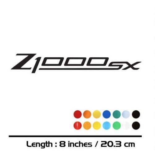 Motocycle decals bike Fuel tank Wheels Notebook baggage MOTO reflective sticker For KAWASAKI Z1000SX