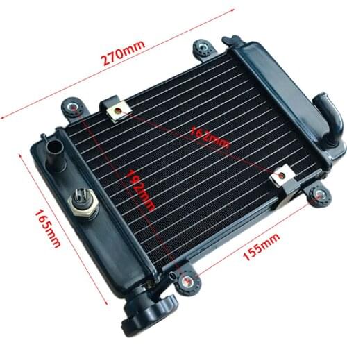 Motorcycle Radiator Cooler Cooling Water Tank Motorcycle Accessories for Moto Quad 4x4 ATV UTV Dirt Bike Parts 150cc 200cc 250cc