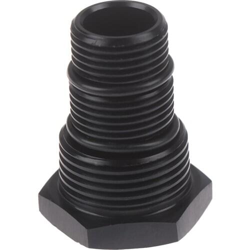 New 1pcs Black Automotive Oil Filter Threaded Adapter 1/2-28 to 3/4-16 13/16-16 3/4 NPT