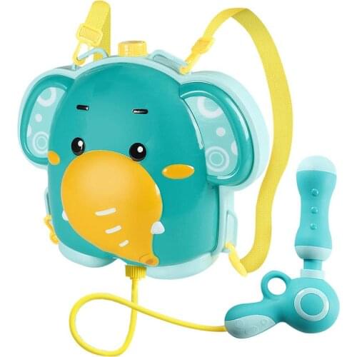 New Childrens Backpack Water Bomb Toy Pull-out Beach Play Water Spray Bomb Feature Water War Cartoon Shooting Pistol