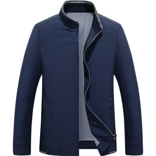 Autumn And Winter Windbreaker Solid Overcoat Male Casual Slim Fit Turn-down Collar Jackets Men Jacket Coat