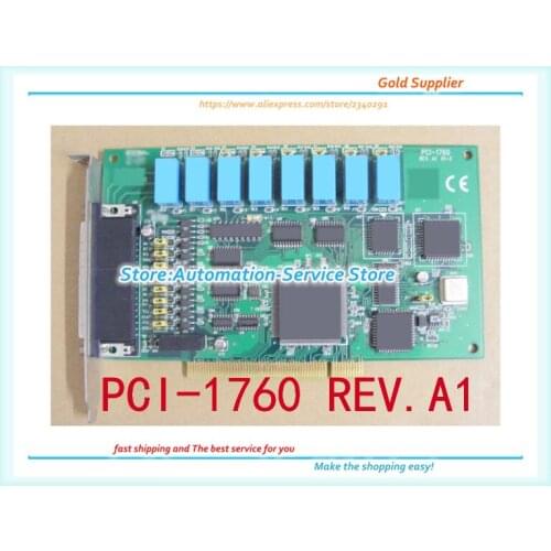 PCI-1760 REV.A1 8-channel Relay Output And Isolated Digital Input Card