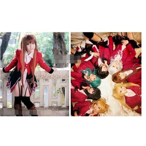 Customized anime When they cry Umineko no Nakukoroni The Seven Sisters cosplay costume cosplay show