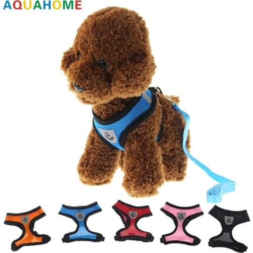 Pet traction rope Dog harness Summer breathable pet chest strap double layer luxury mesh chest strap Chest back cover