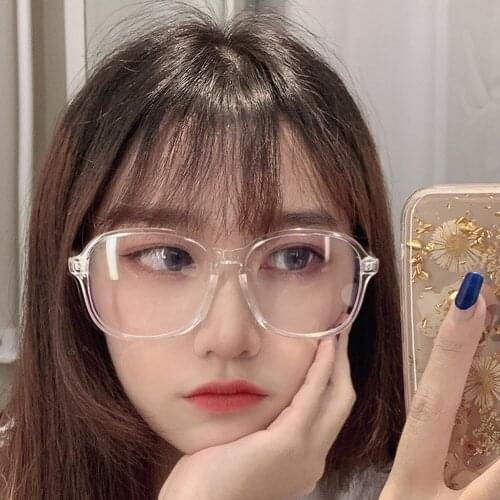 Transparent Computer Glasses Frame Women Men Anti Blue Light Round Eyewear Blocking Glasses Optical Spectacle Eyeglass